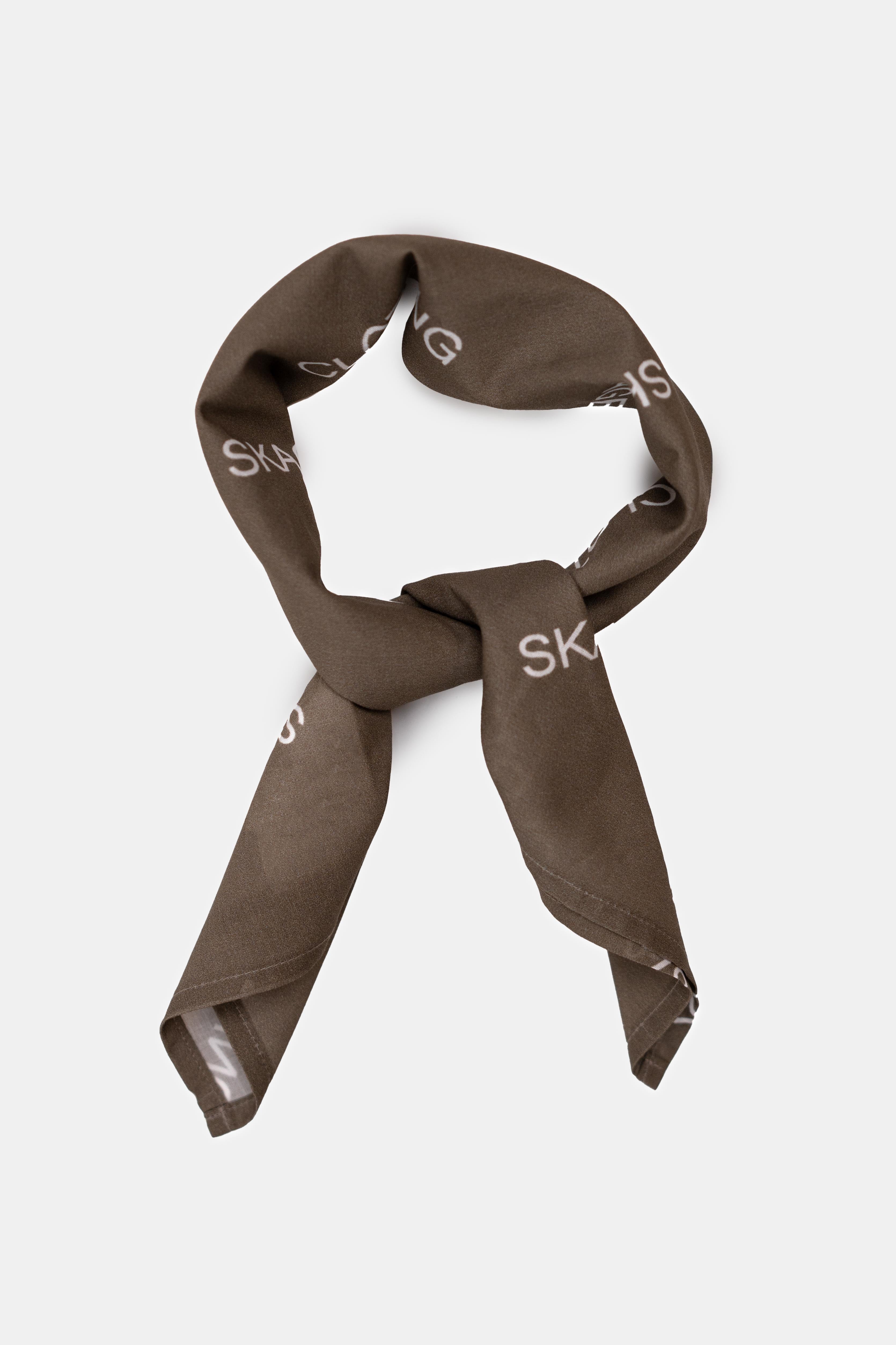 Monogram Bandana Brun | Skagen-clothing.dk